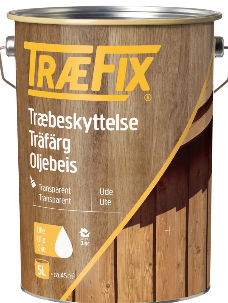 TræFix® træbeskyttelse transparent klar 5 l