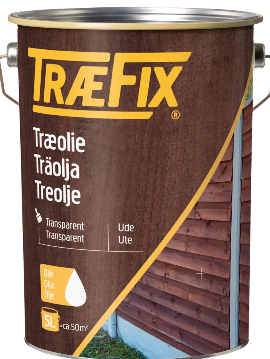 TræFix® træolie grøn transparent 5 liter