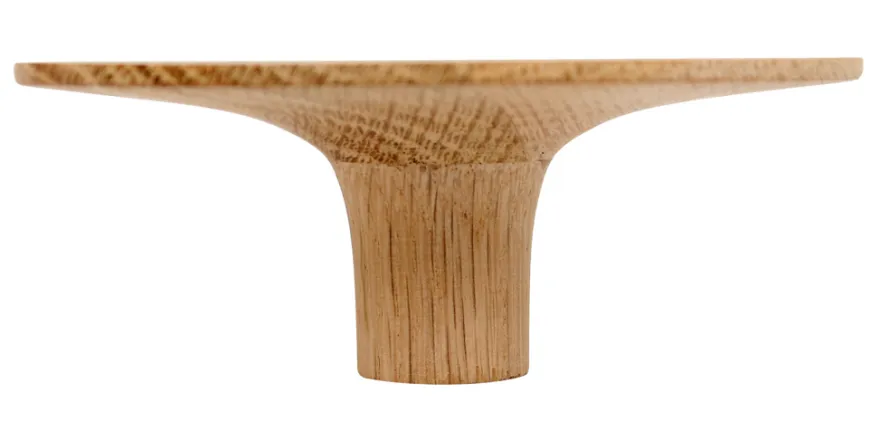 Træknop Ø135 mm egetræ