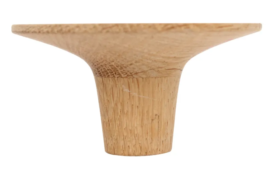 Træknop Ø95 mm egetræ