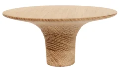 Træknop Ø115 mm egetræ