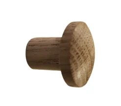 Træknop Ø25 mm egetræ - 2 stk.