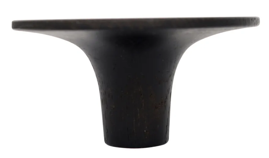Træknop Ø95 mm sort