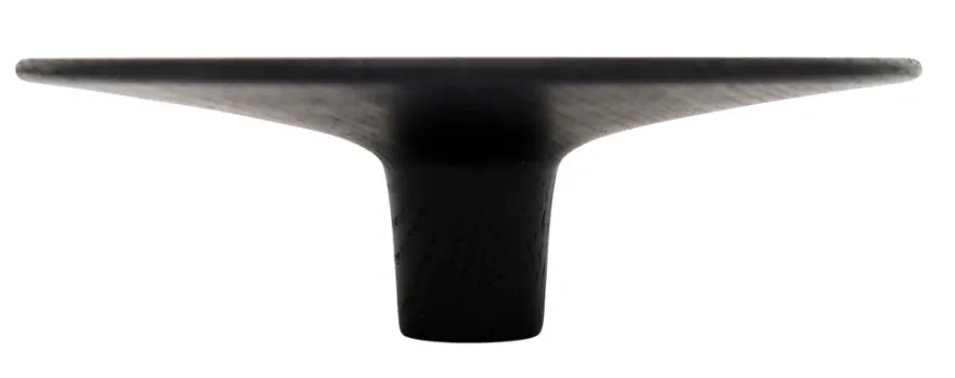 Træknop Ø155 mm sort