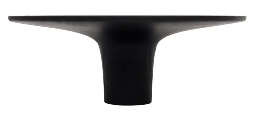 Træknop Ø135 mm sort