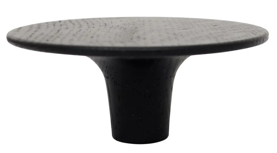 Træknop Ø115 mm sort
