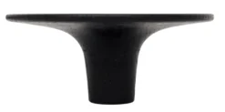 Træknop Ø115 mm sort