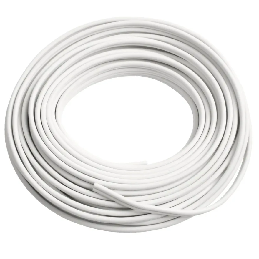 Tvillingledning hvid 2 x 0,75 mm² 10 meter - Elworks