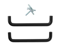U-bøjlegreb 96 mm sort 2 stk.