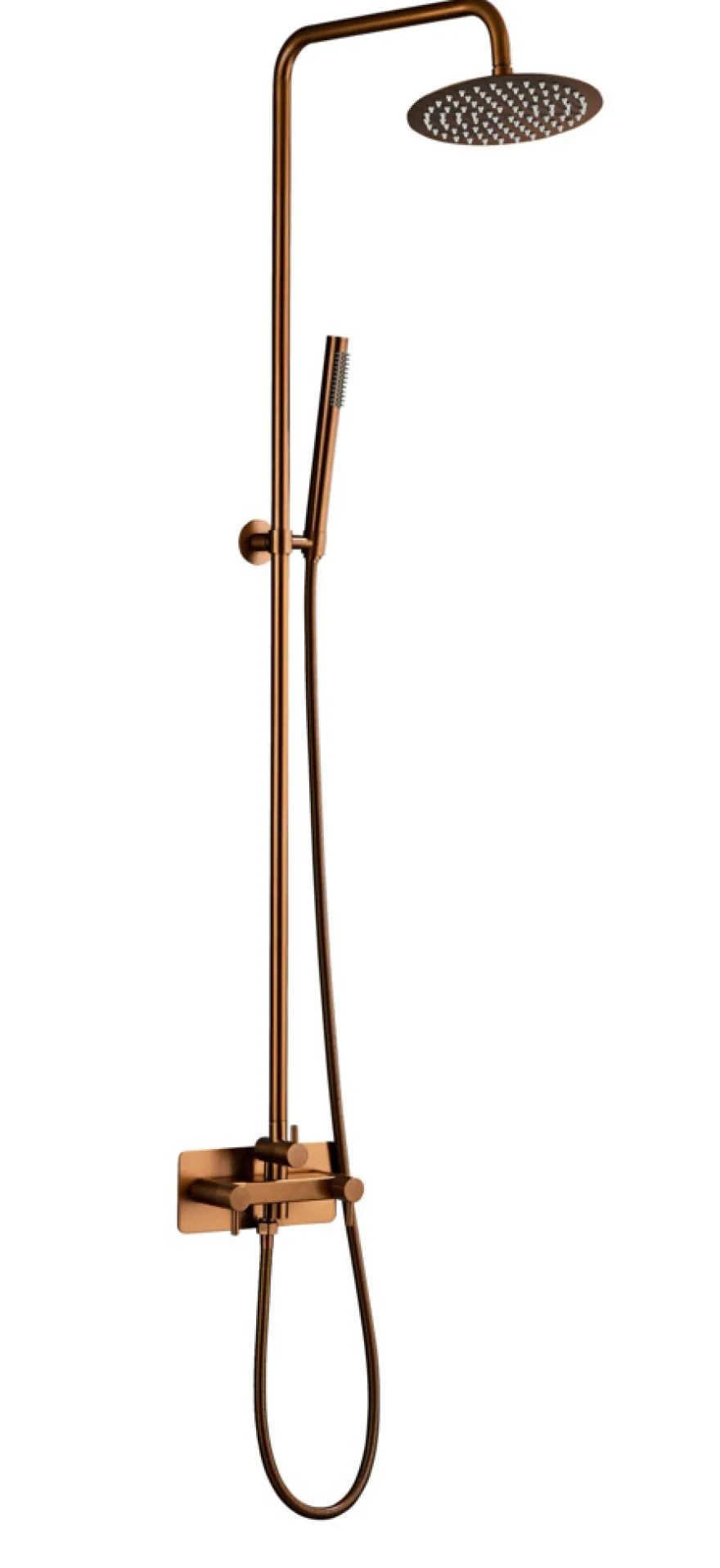Udebruser kobberfinish kold/varm Ø20 cm