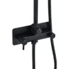Udebruser sort kold/varm Ø20 cm