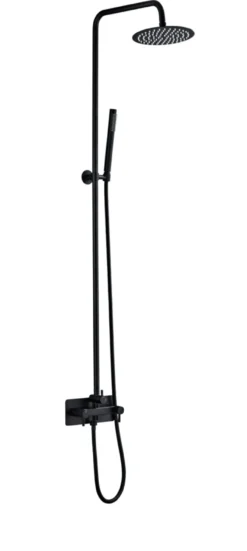 Udebruser sort kold/varm Ø20 cm