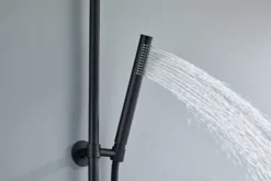 Udebruser sort kold/varm Ø20 cm