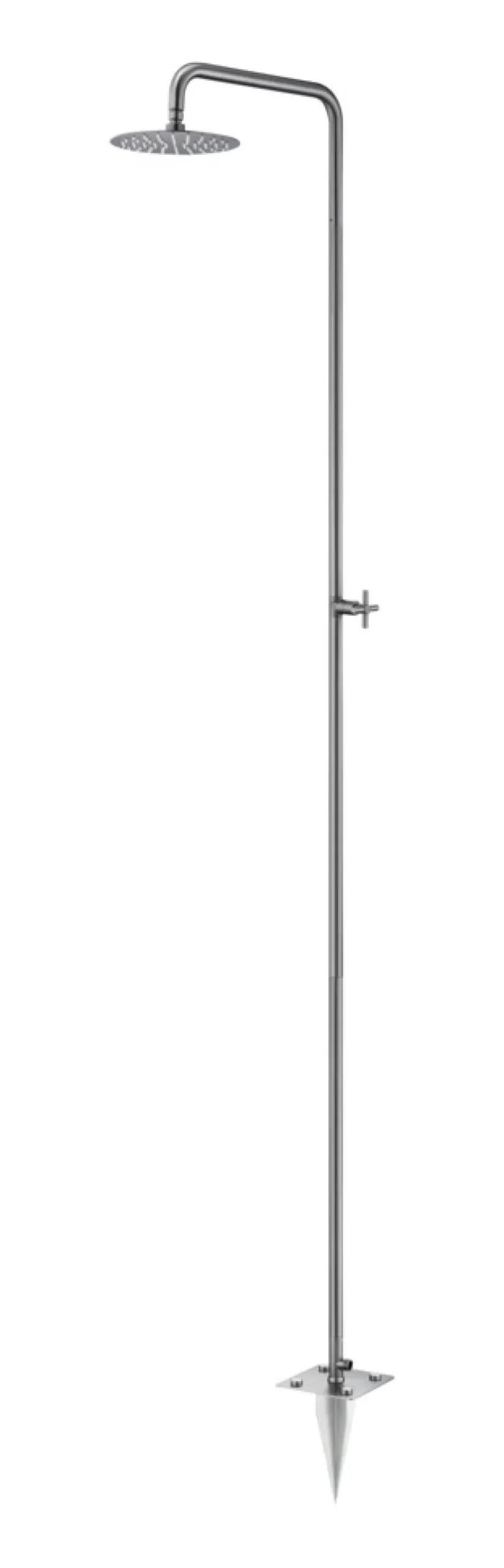 Udendørs bruser til koldt vand gunmetal
