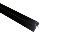 Udvendig hjørneprofil sort 25 x 25 mm