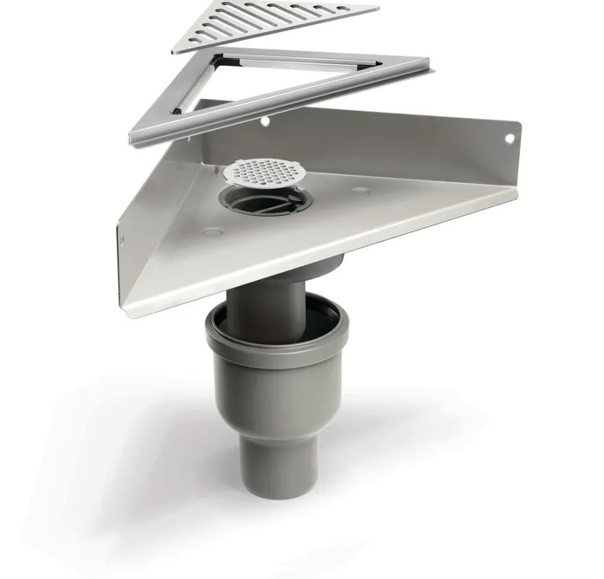 Unidrain ClassicLine sampak hjørne