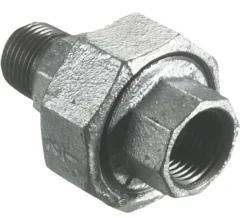 Union galvaniseret 1/2" - muffe/nippel
