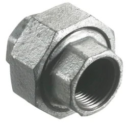Union galvaniseret 1/2" - muffe/muffe