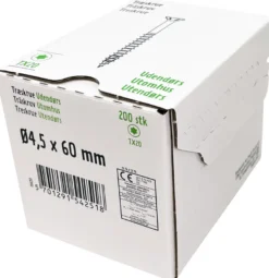 Universalskrue Basic 4,5 x 60 mm 200 stk.
