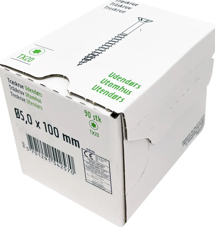Universalskrue Basic 5,0 x 100 mm 90 stk.
