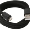 USB-A til lightning magnetisk kabel 1 meter sort