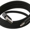 USB-A til USB-C magnetisk kabel 1 meter sort
