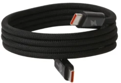 USB-C til USB-C magnetisk kabel 1 meter sort