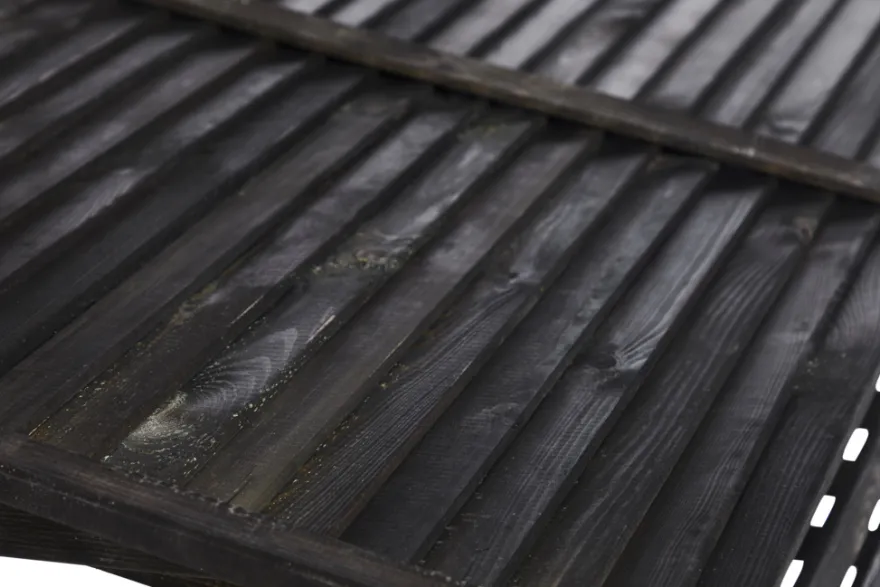 Varmepumpeskjuler sortgrundet fyr - Superroof