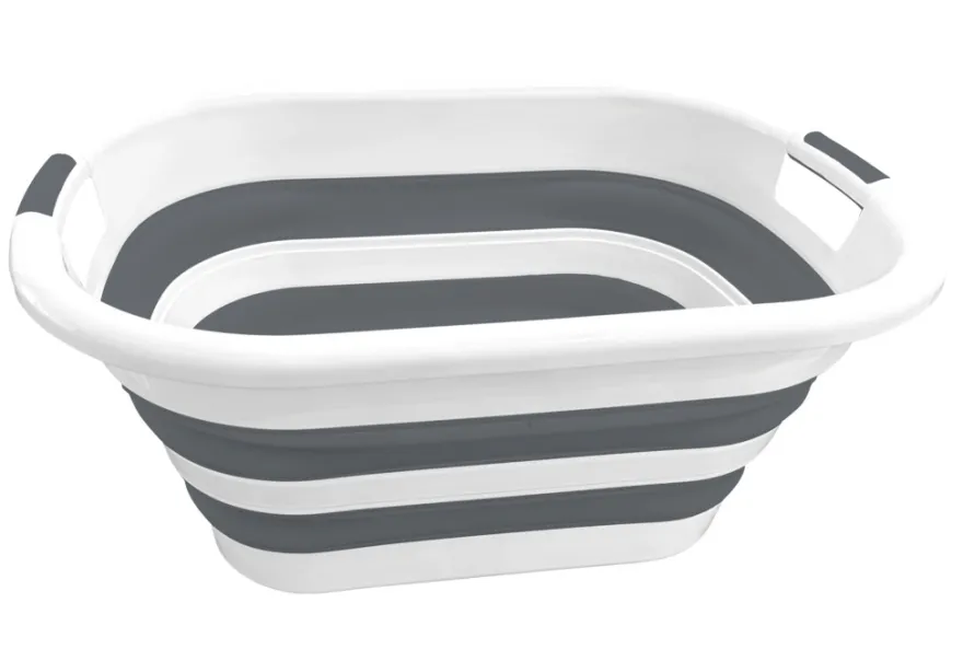 Vasketøjskurv foldbar 40 liter - Sunlife®