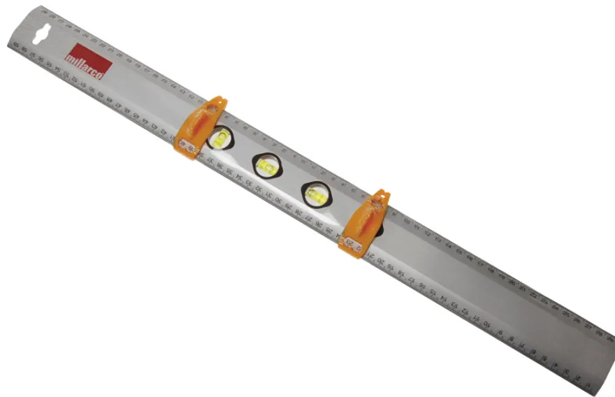 Vaterpas 60 cm m/afstandsmarkeringer