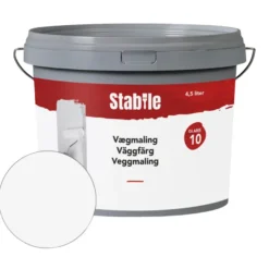 Vægmaling 10 hvid 4,5 liter - Stabile®