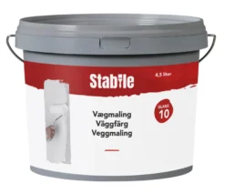 Vægmaling 10 hvid 4,5 liter - Stabile®