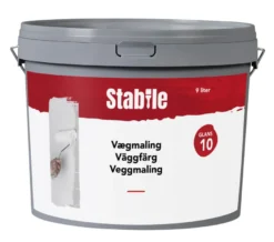 Vægmaling 10 modehvid 9 liter - Stabile®