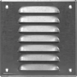 Vægrist med net 170 x 170 mm – galv. metal