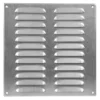 Vægrist med net 280 x 280 mm - galvaniseret
