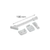Vinduesholder 130 mm hvid plast
