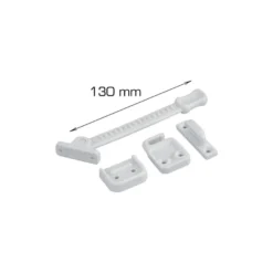 Vinduesholder 130 mm hvid plast