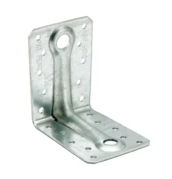 Vinkelbeslag m. rib 88 x 88 x 65 mm