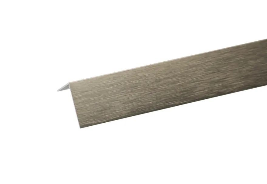 Vinkelliste børstet alu 30 x 15 x 2000 mm