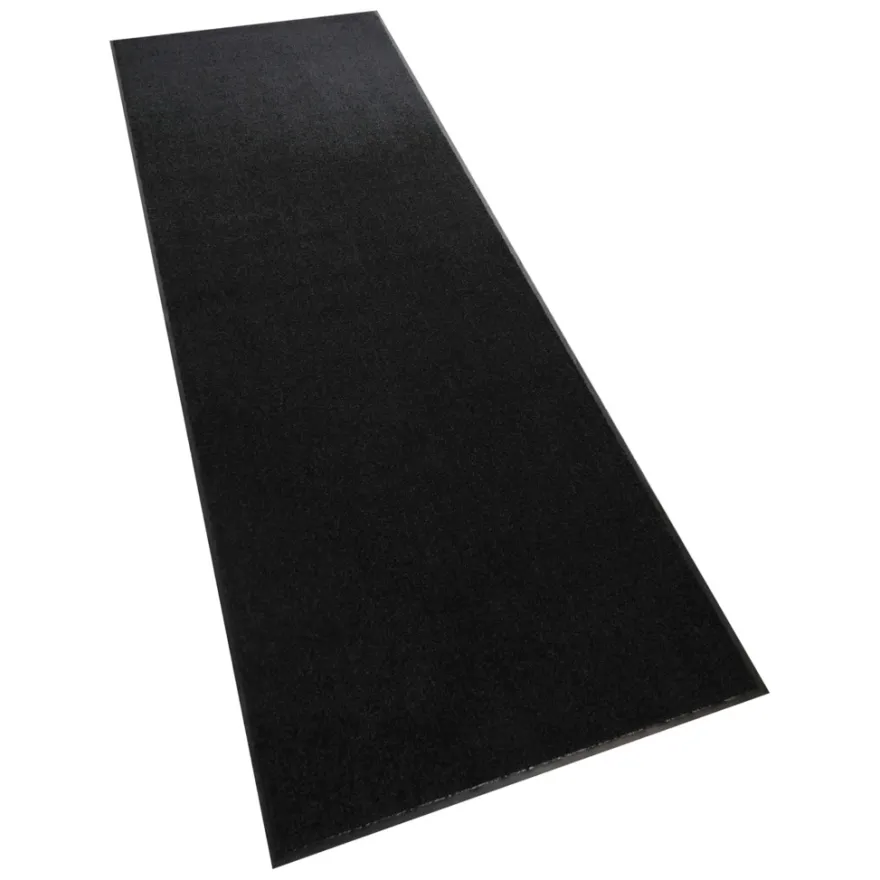 Wash&Clean smudsmåtte sort 120 x 300 cm