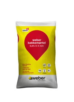 Weber bakkemørtel 6,6% - 15 liter