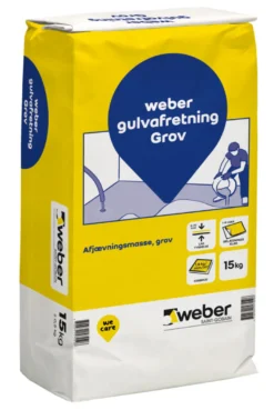 Weber gulvafretning grov - 15 kg