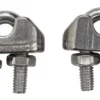Wireklamme 3 mm 2 stk.