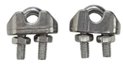 Wireklamme 3 mm 2 stk.