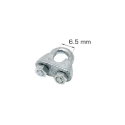 Wireklamme 6,5 mm 2 stk.