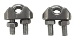 Wireklamme 5 mm 2 stk.