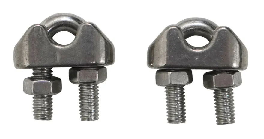 Wireklamme 5 mm 2 stk.