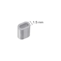 Wirelås 1,5 mm 5 stk.