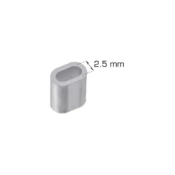Wirelås 2,5 mm 5 stk.