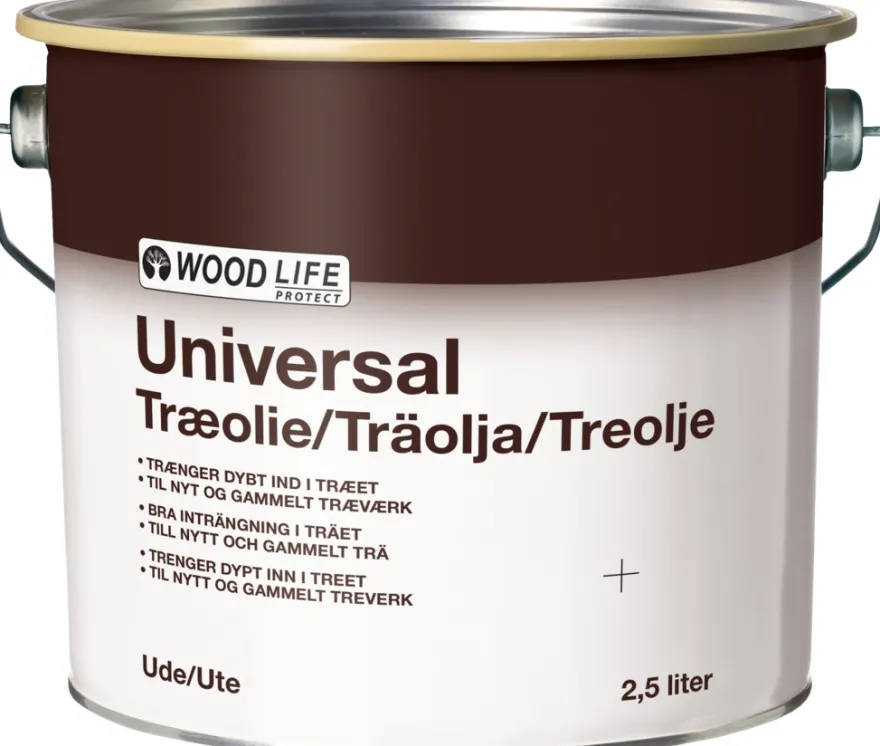 Woodlife universal træolie klar 2,5 liter